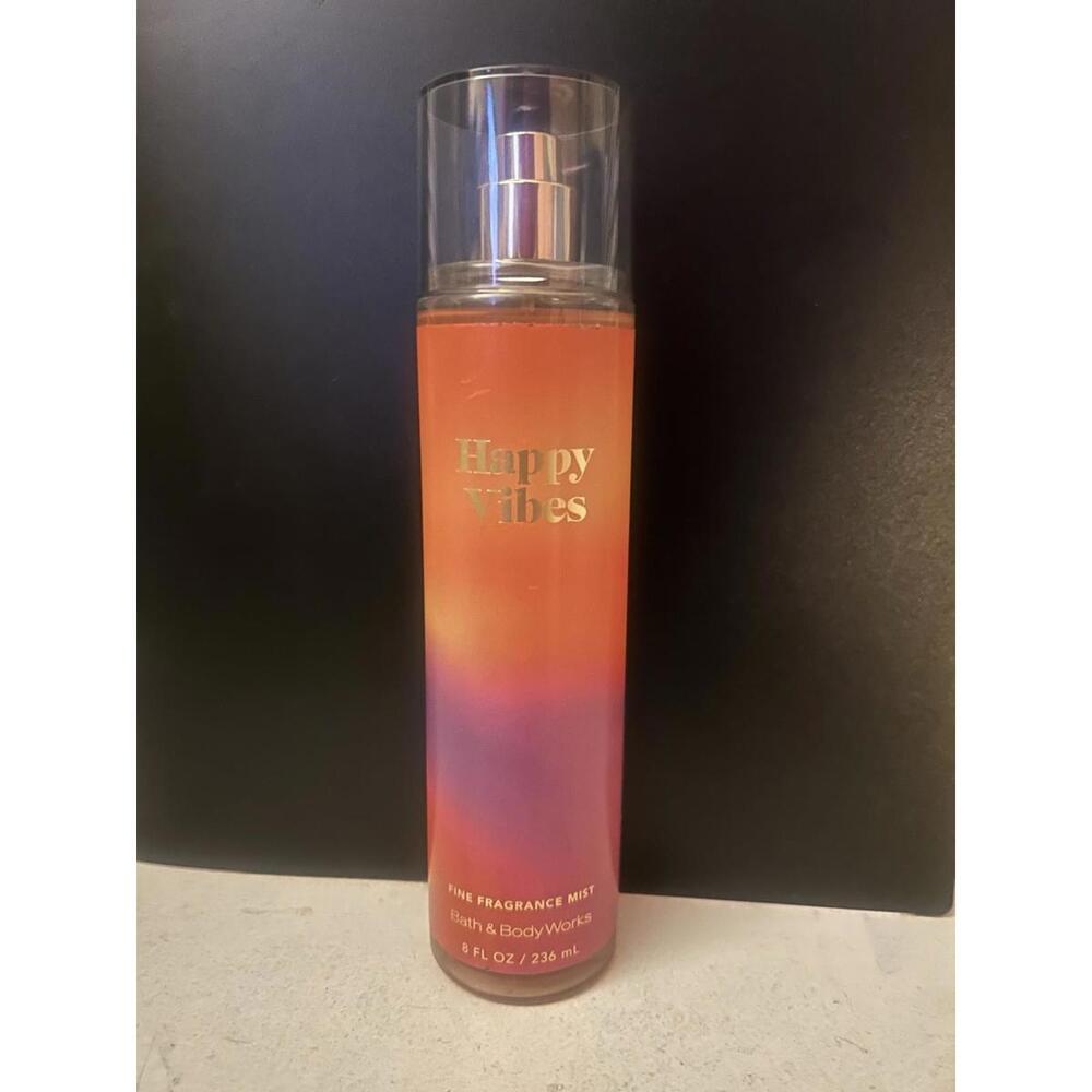 BATH & BODY WORKS HAPPY VIBES FRAGRANCE BODY MIST SPRAY 8 FL OZ